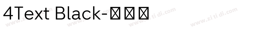 4Text Black字体转换